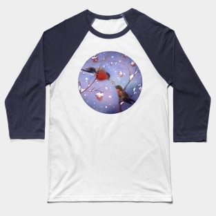 Romantic Bullfinches Baseball T-Shirt